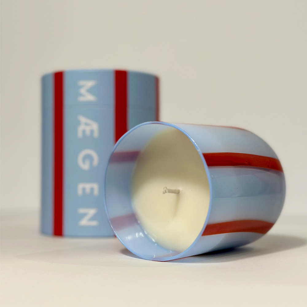 Atina Candle-Olive/White  Fresh Olive & Lemon