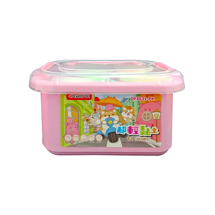 【PENROTE 筆樂】柴語錄12色超輕黏土 粉, , large