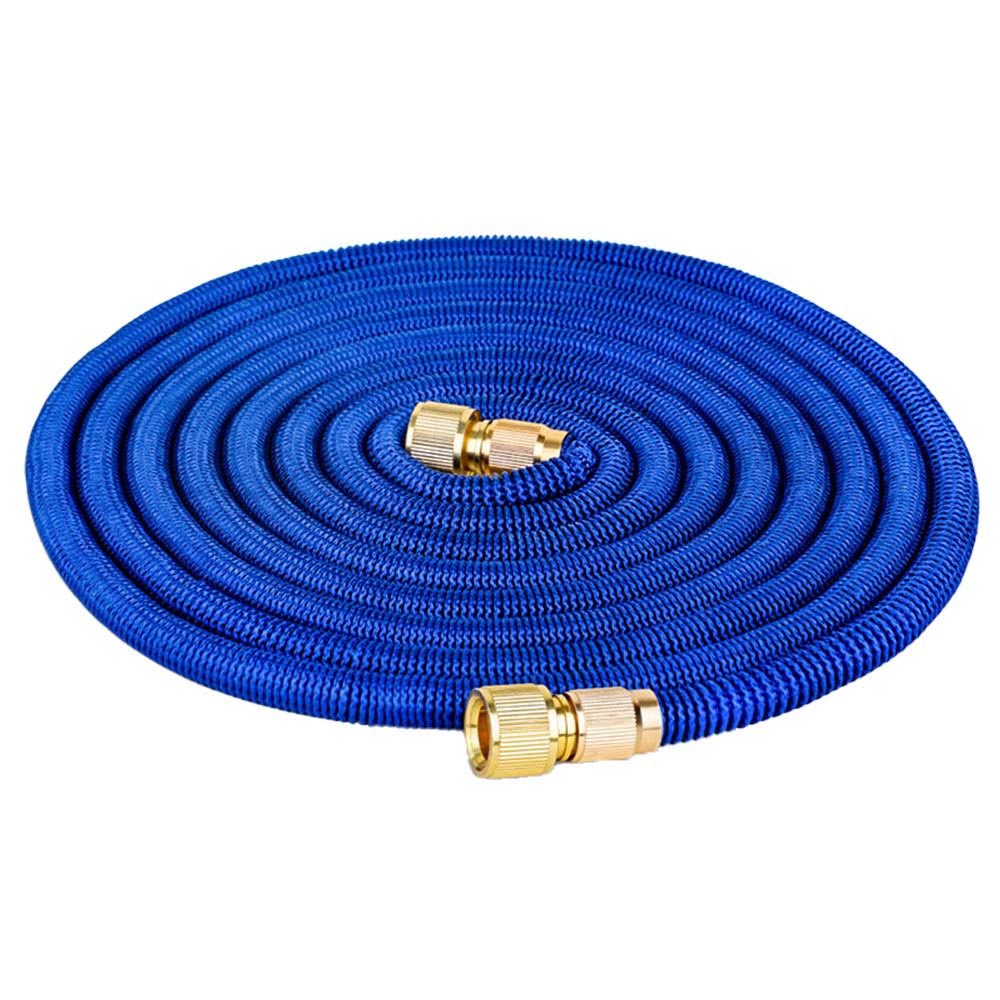 Elastic telescopic water hose (7.5 meters before extension, 22.5 meters after filling with water), , large