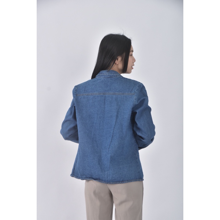 (S) pazzo丹寧牛仔純棉藍色外套二手衣, , large
