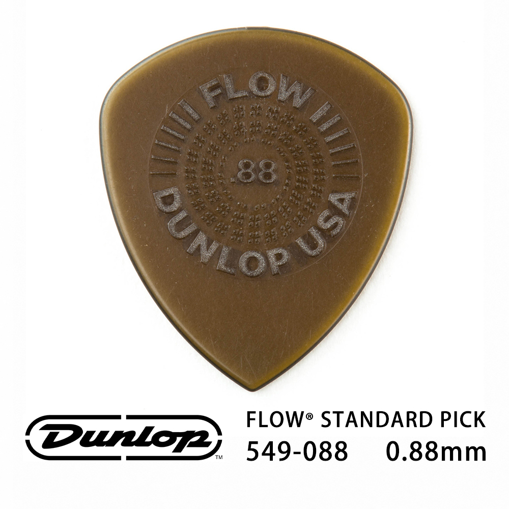 Jim Dunlop Flow Standard 549R 0.88mm Pick (三片、十片組)【敦煌樂器】, , large