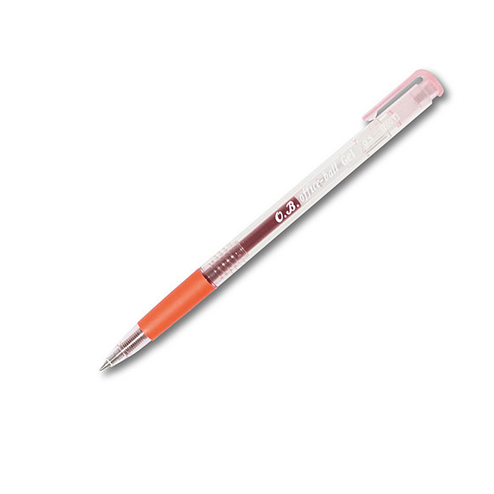 【O.B.】Gel 自動中性筆 0.38 mm 單色 12支 / 盒 OB-2538 - 多款可選, , large