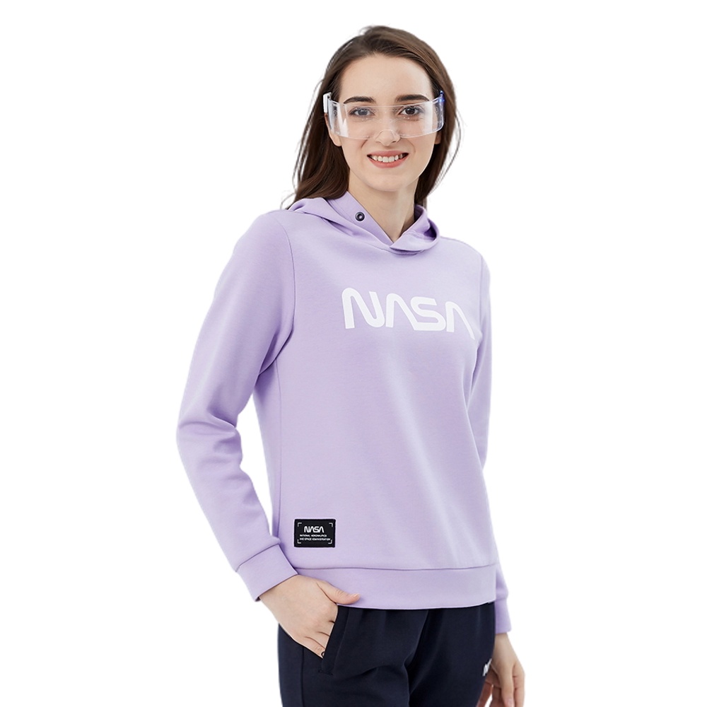 NASA聯名 女款帽T外套 美國太空總署 限量發行 公司貨 原廠授權 品質有保證 台灣獨家販售 值得收藏, , large