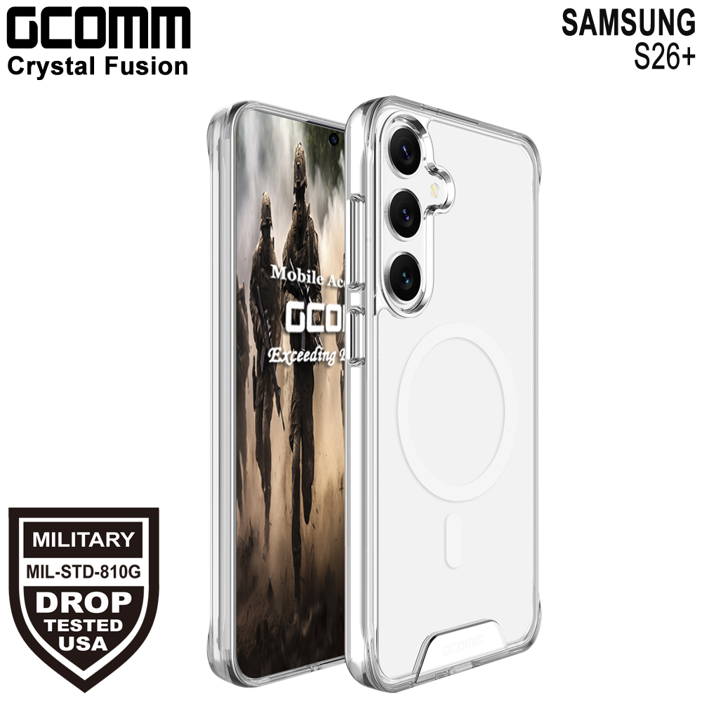 GCOMM 三星 S26 Plus 磁吸晶透軍規防摔殼 Crystal Fusion MagSafe, , large