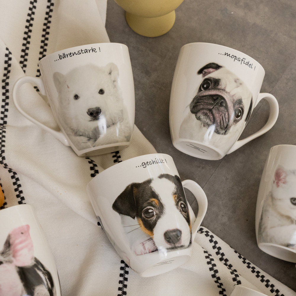 Animal Pattern Ceramic Mug, , large