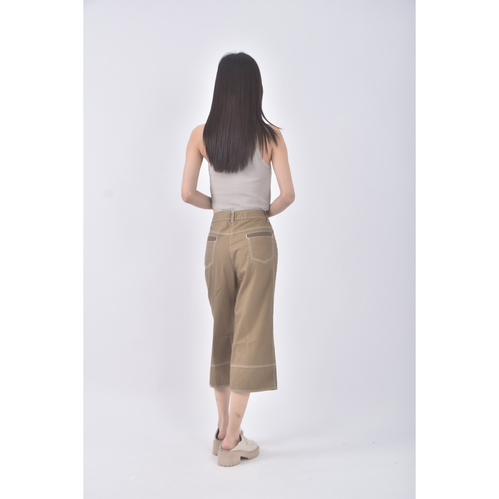(XL) tulipian口袋棕色長褲二手衣, , large