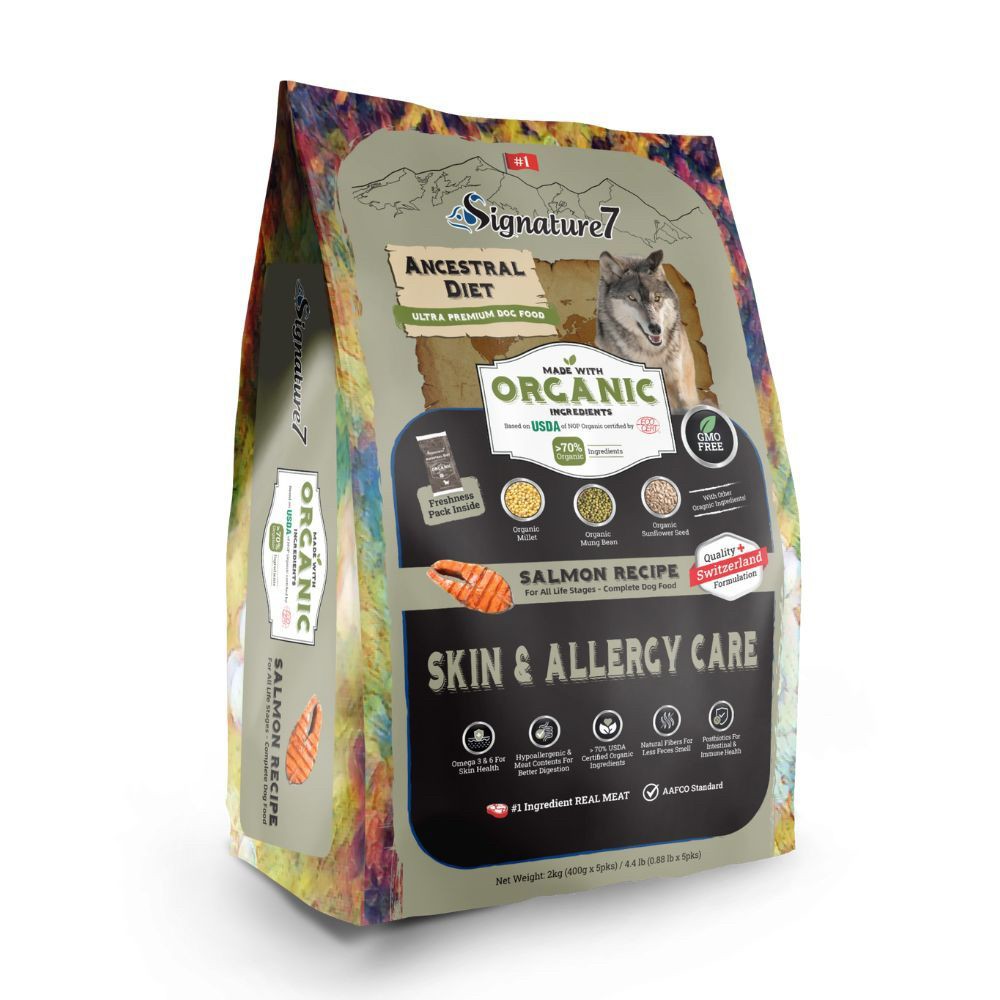 【拉拉寵物小舖】心寵 狗飼料 全齡犬水解鮭魚【皮毛保健】2公斤 水解蛋白飼料 無穀 有機食譜, , large