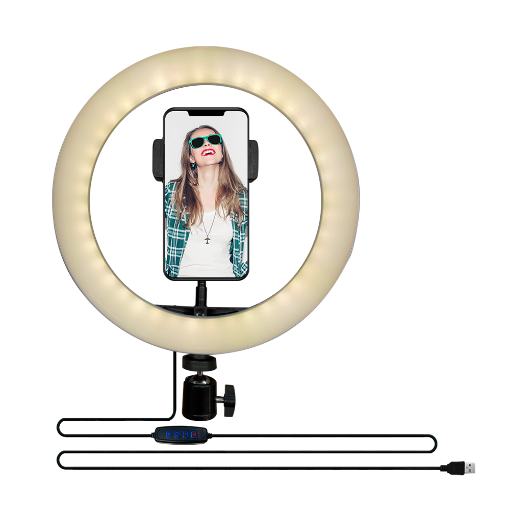 10-inch LED Ring Light for Live Streaming, , large