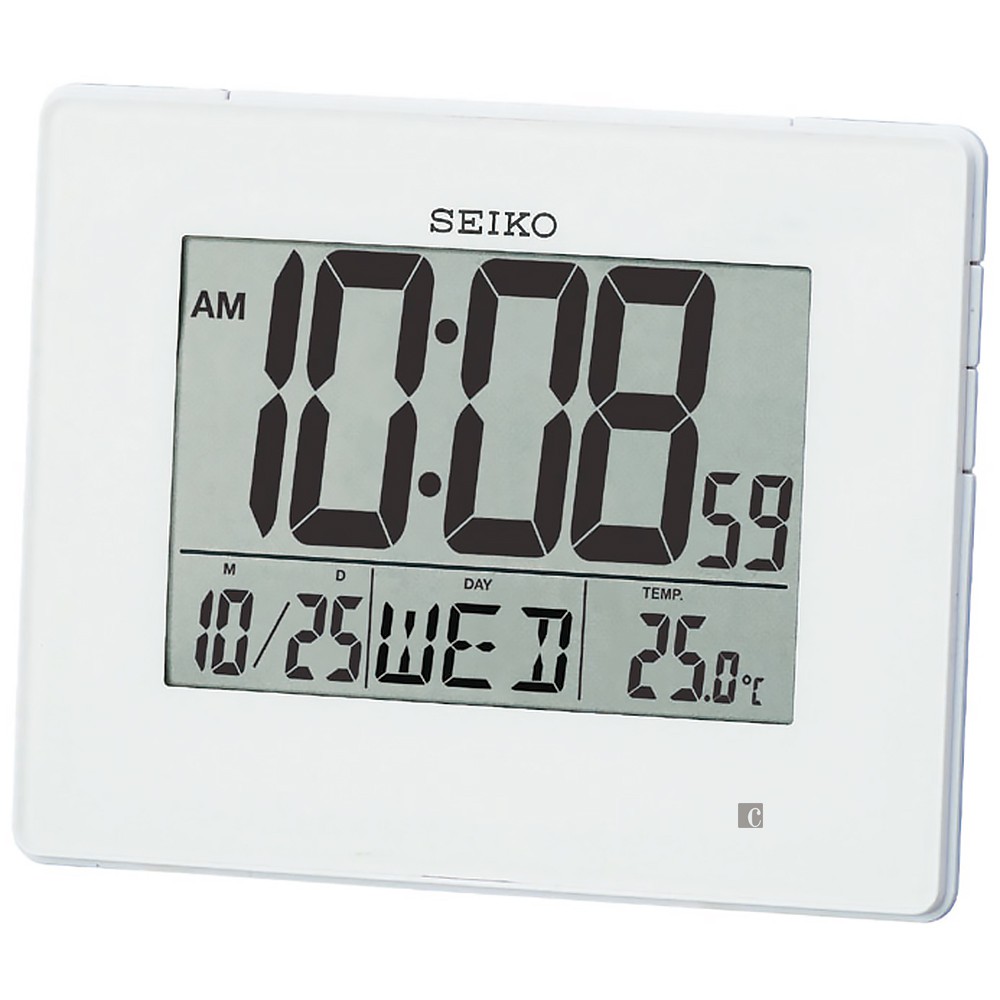 SEIKO 精工 嗶嗶聲貪睡電子鐘 QHL057W, , large