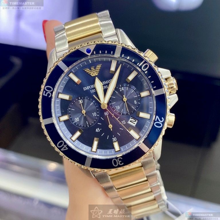 [TIMEMASTER] ARMANI watch, 44mm, AR00042
