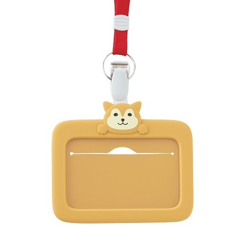 日本LIHIT A-7804 矽膠造型證件套(多款)巴哥犬, , large