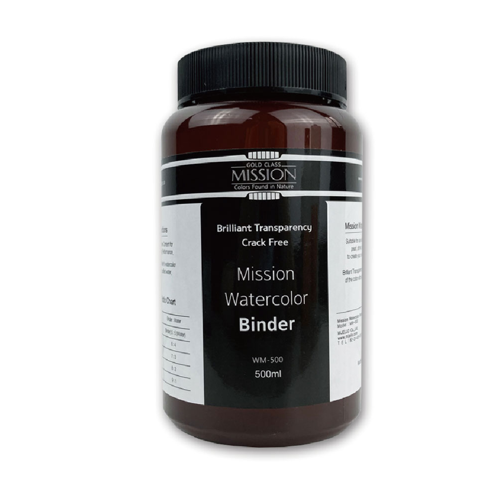 【Mission】水彩 顏料 黏合劑 500ml / 瓶 MWM-500, , large
