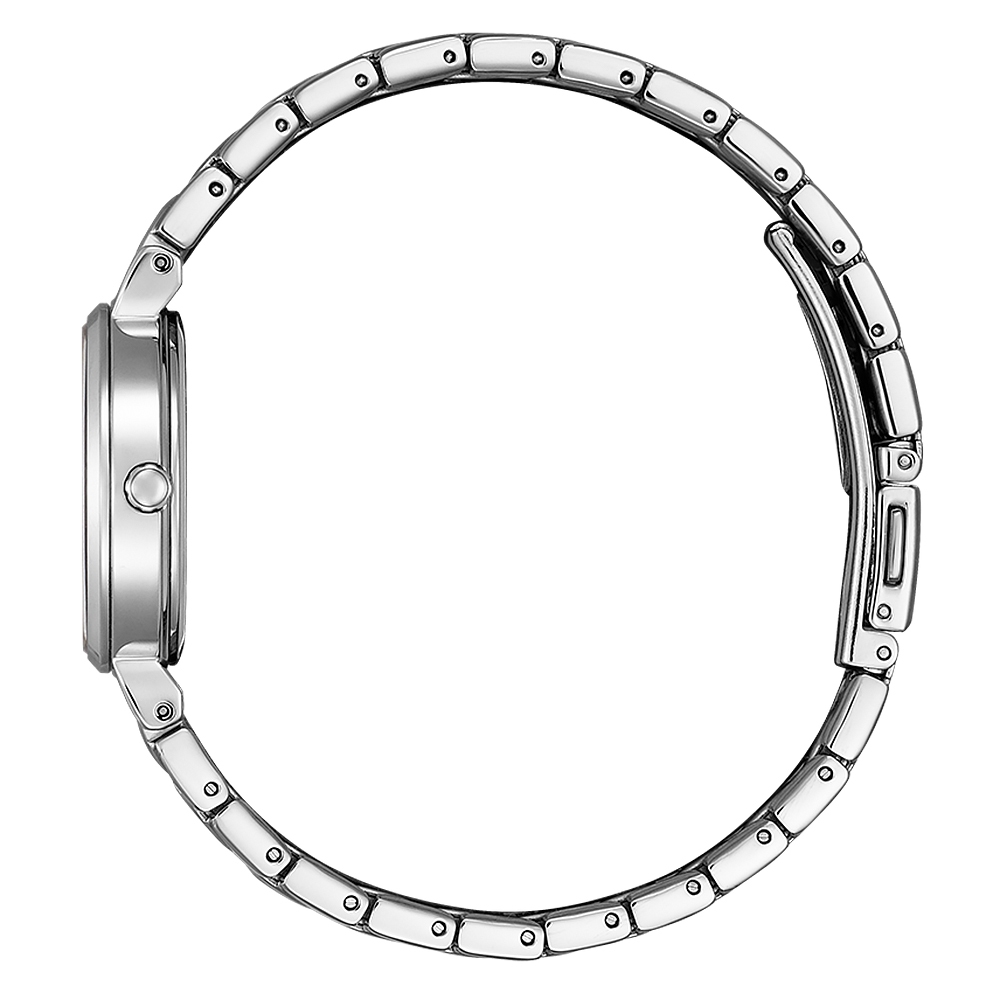 CITIZEN 星辰 LADY 優雅珍珠貝光動能女錶 EW2690-81Y, , large