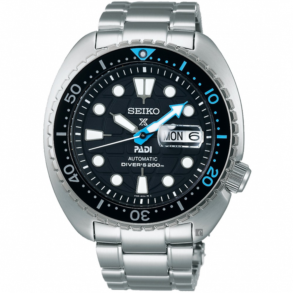SEIKO精工 Prospex PADI 聯名200米潛水機械錶 4R36-06Z0I(SRPG19K1), , large