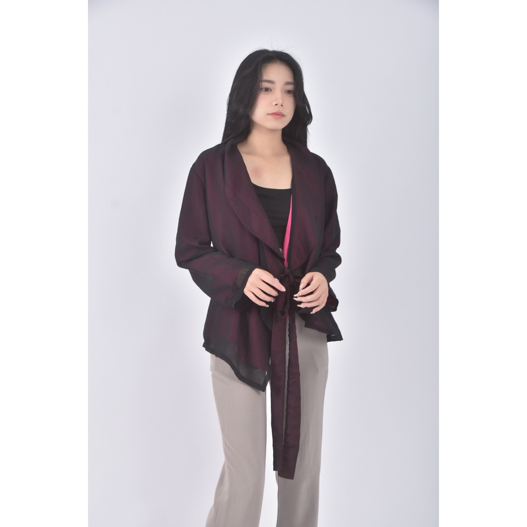 (S) jong chai紡紗粉色罩衫二手衣, , large