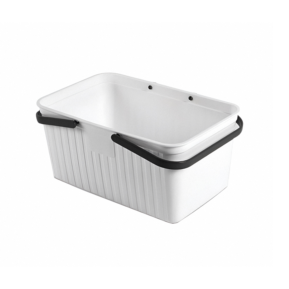 【上手家居】北歐瀝水提沐浴籃 北歐白(沐浴籃/收納籃/置物籃/手提籃/籃子/浴室收納/手提籃/手提洗澡籃), , large