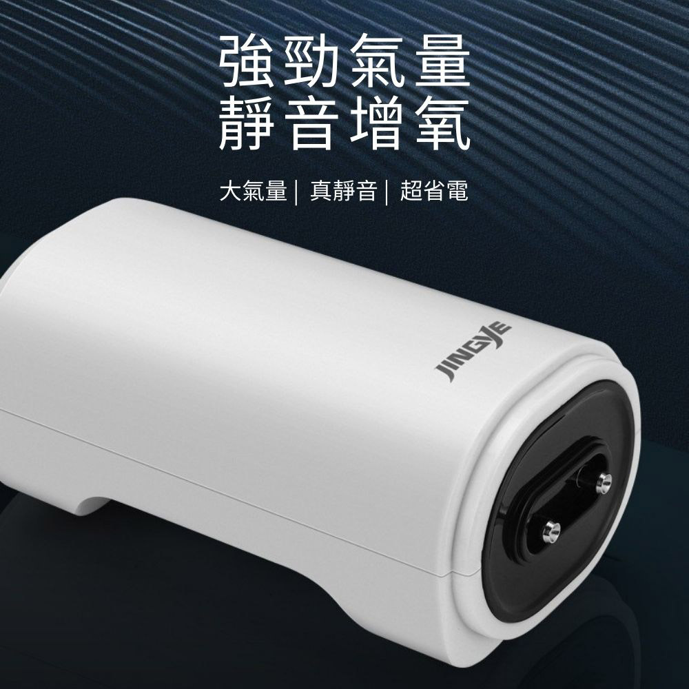 5W-YE-921 air pump motor (dual-hole) includes 2 cylindrical air stones / 6-foot (198cm) duct., , large