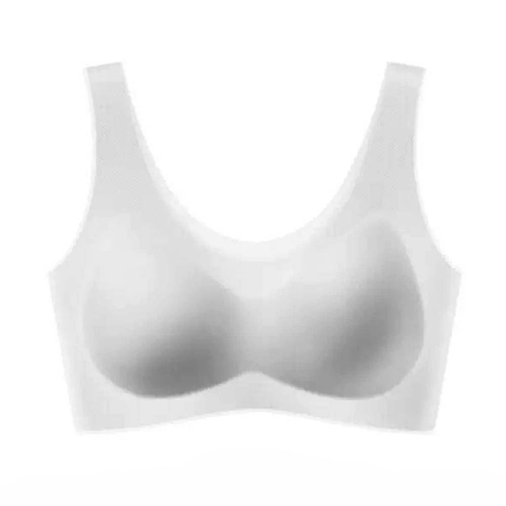 [凱得國際]KISSDIAMOND涼感抗菌桑蠶絲無痕內衣KDW-M8516 XL/米白, , large