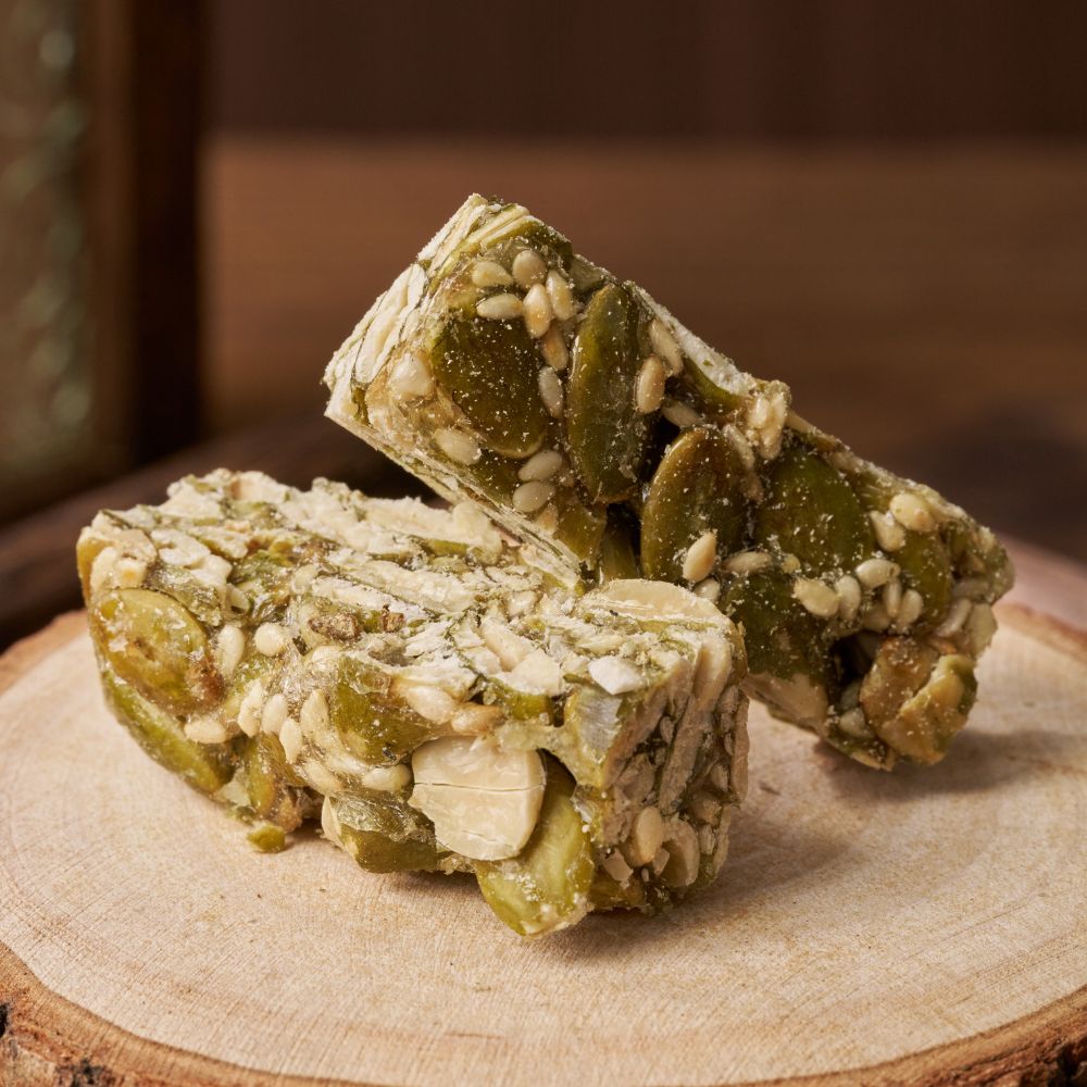 【周周生活】南瓜子酥+芝麻酥 雙入禮盒 手工堅果酥糖 減糖不黏牙 健康伴手禮首選, , large