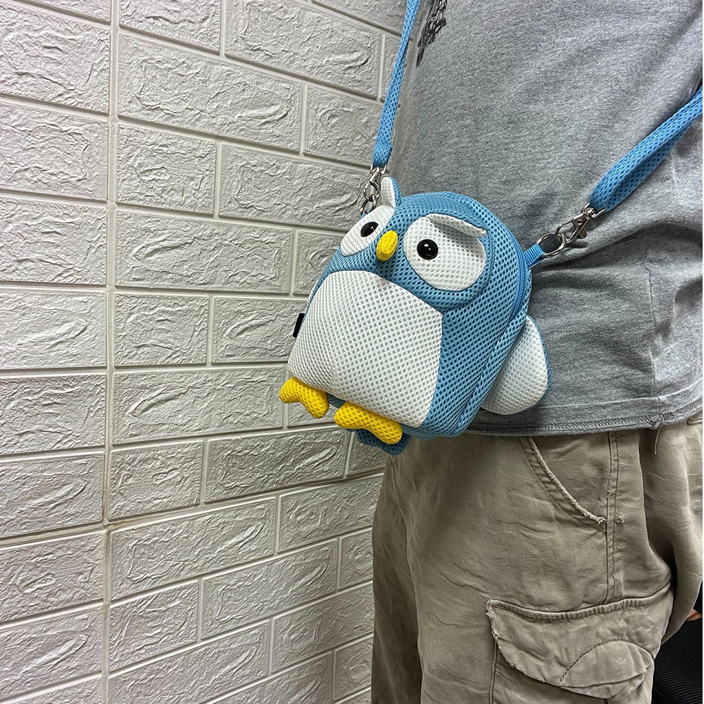 【可愛造型 獨家設計 可機洗 保固】貓頭鷹 斜背包 側背包 斜背包女 側背包女 可愛包包 禮物, , large