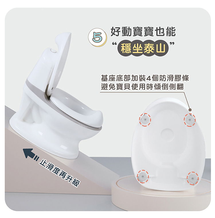 芽比兔 baby whale幼兒仿真學習小馬桶, , large