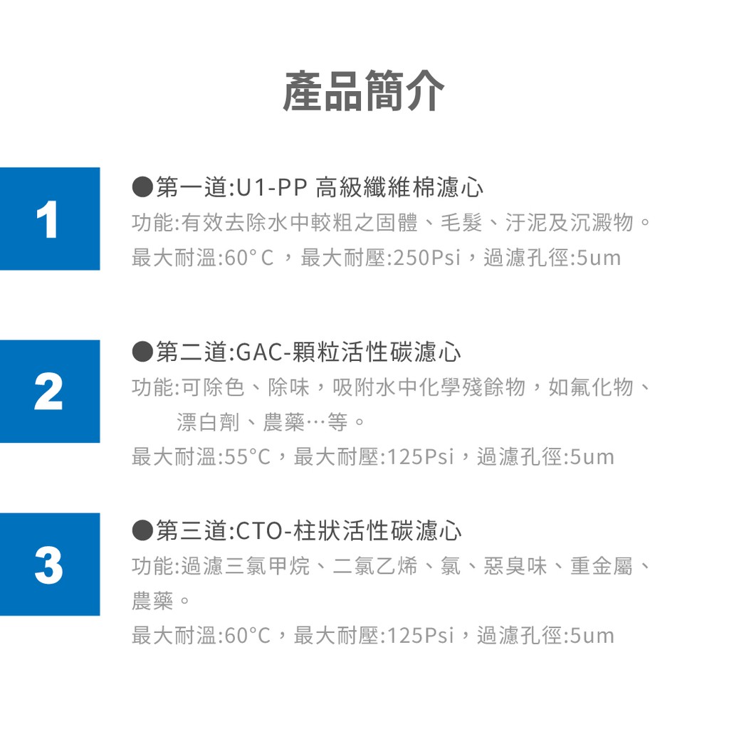 【麗水生活】BOQUN 博群 BQ-971 冰溫熱三溫桌上型飲水機 搭配過濾器 RO逆滲透-5道 通規型 10吋濾心, , large