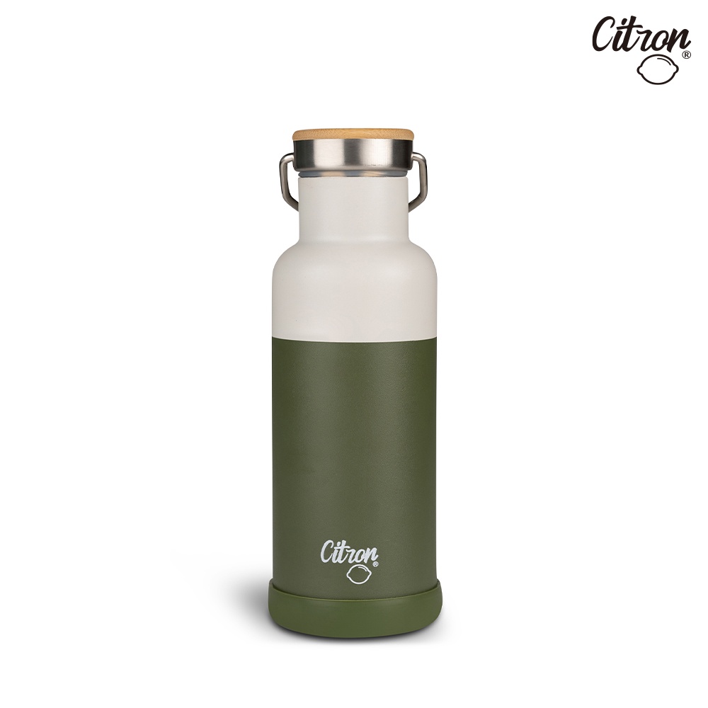 官方直營 【Citron】三層保溫瓶_500ml_森林綠, , large