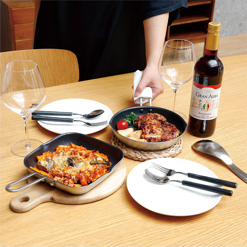 GRILL PAN SQUARE 18X18CM, , large