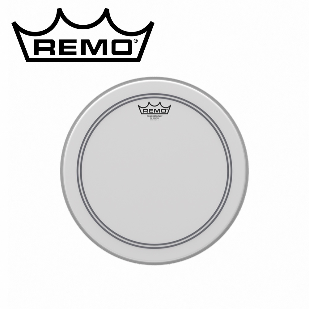 REMO Powerstroke P3 Coated 單層噴白鼓皮【敦煌樂器】, , large