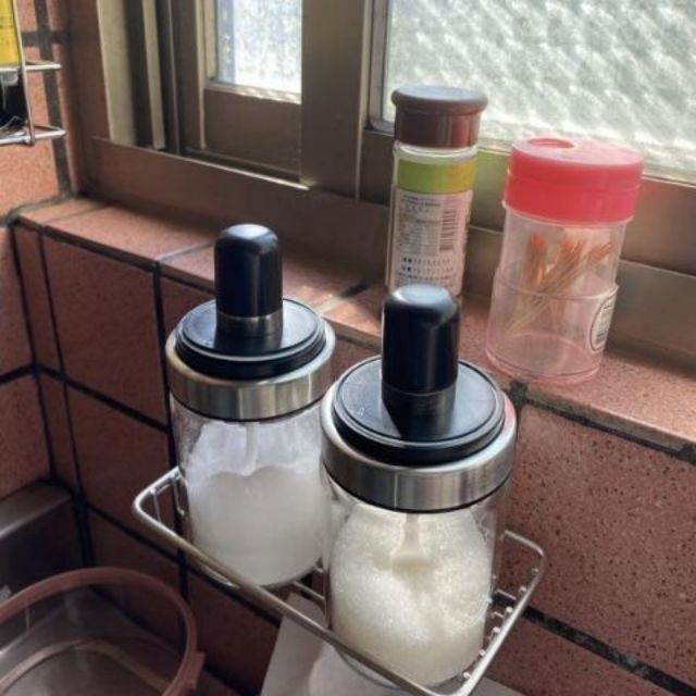 [熊好貼國際]多功能 瓶罐架 漱口杯架 調味瓶架304不銹鋼掛鈎無痕掛勾 廚房浴室收納 凹凸牆面可貼 置物架 舒適家, , large