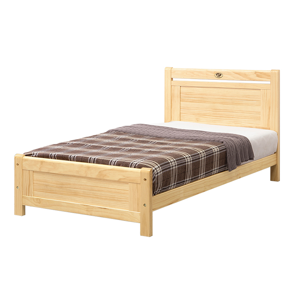 【唯熙傢俱】諾依松木3.5尺單人床