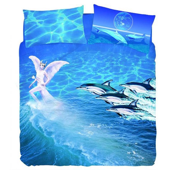 水精靈單件被套/被套/水精靈/台灣製造/賠本出清/B0383-1, , large