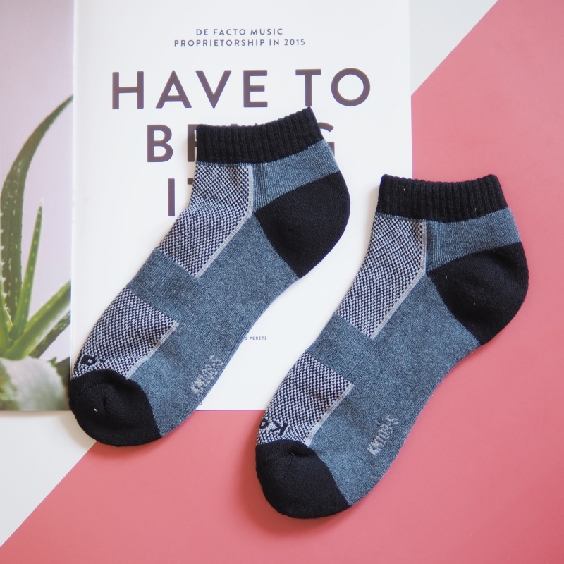 [Kaimei Cotton] 6 pairs set, MIT made in Taiwan, high quality and all-round, Kaimei’s exclusive high-efficiency deodorant sports socks, classic gray style, , large