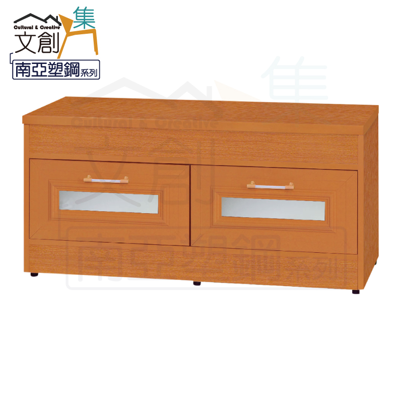 【文創集】比莉 環保3.1尺南亞塑鋼上掀蓋二抽座鞋櫃(客約商品), , large