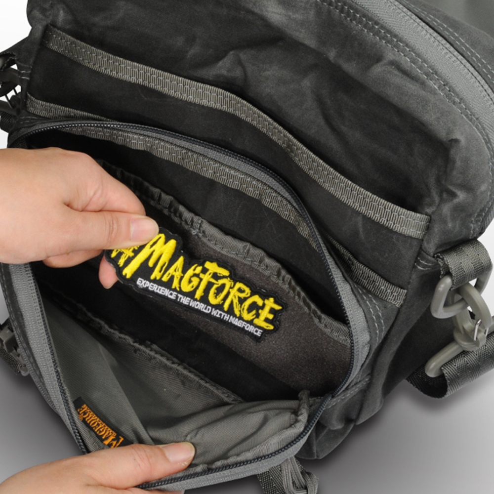 【MAGFORCE】馬蓋先#A0499 生存者攜行袋【500D尼龍 暗黑迷彩】 側背包 單肩包 軍用背包 登山背包, , large